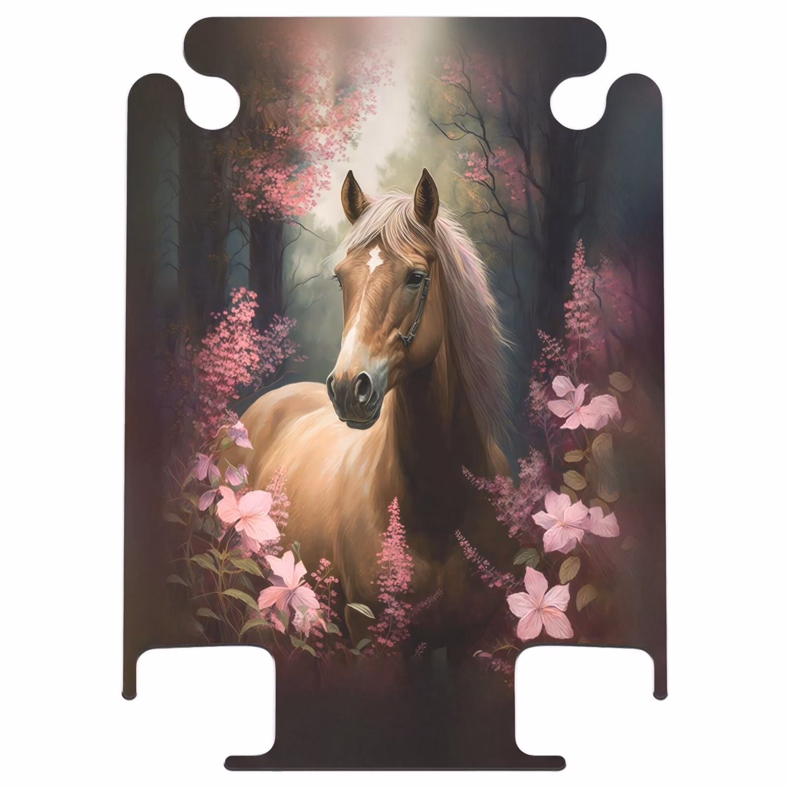 CaseSwap™ - Koffer - Pferd - Blumen - Rosa - Natur - Wald — 1