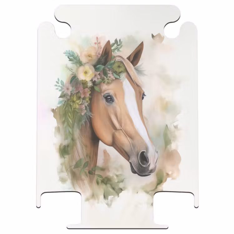CaseSwap™ - Koffer - Pferd - Blumen - Natur - Aquarell - Tiere — 1