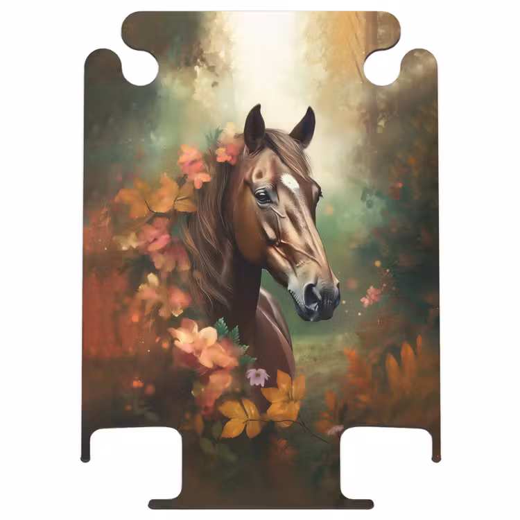 CaseSwap™ - Koffer - Pferd - Blumen - Natur - Tiere - Wald - Orange — 1