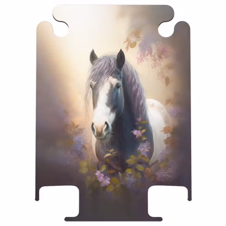 CaseSwap™ - Koffer - Pferd - Natur - Tiere - Blumen - Lila — 1