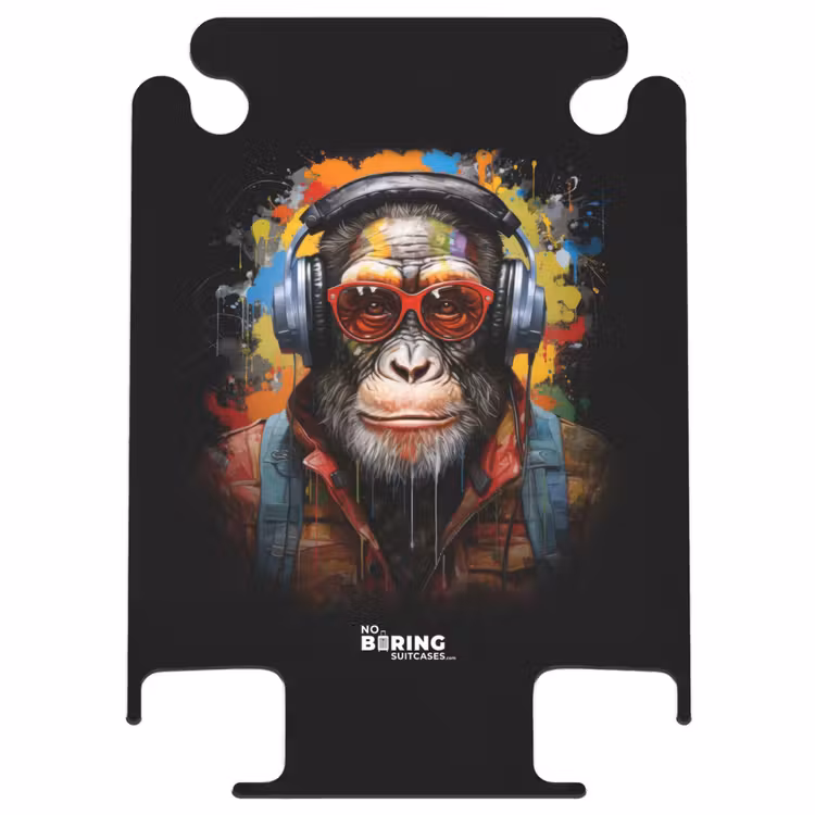 CaseSwap™ - Schimpanse mit Kopfhörern und Graffiti-Spray — 1