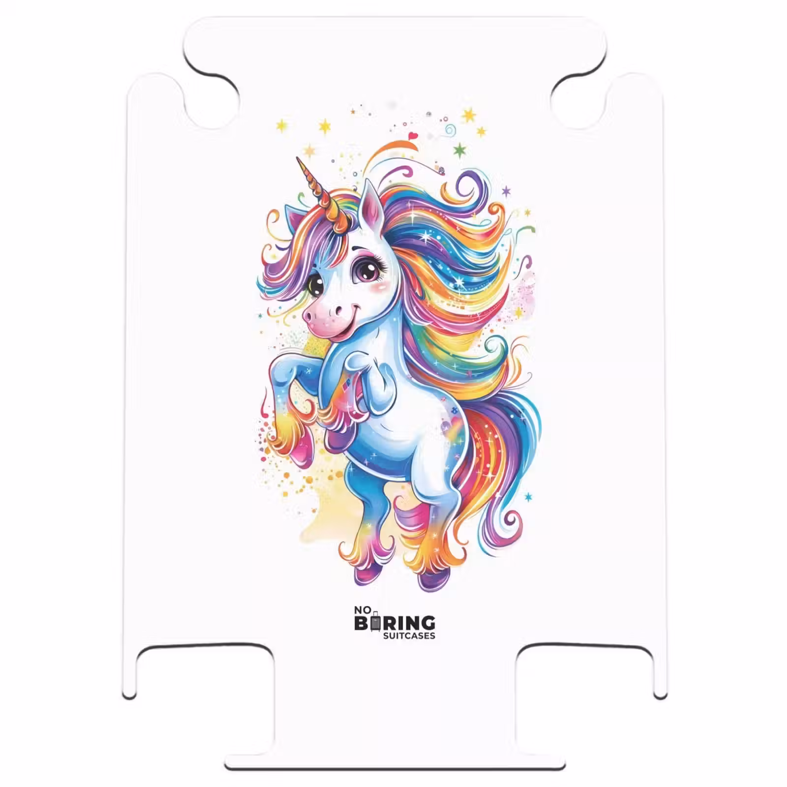 CaseSwap™ - Tänzelndes Einhorn mit Regenbogenmähne — 1