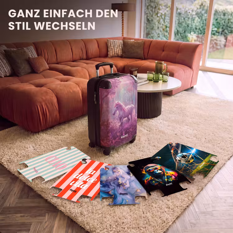 CaseSwap - Einhorn, umgeben von lila Natur — 5