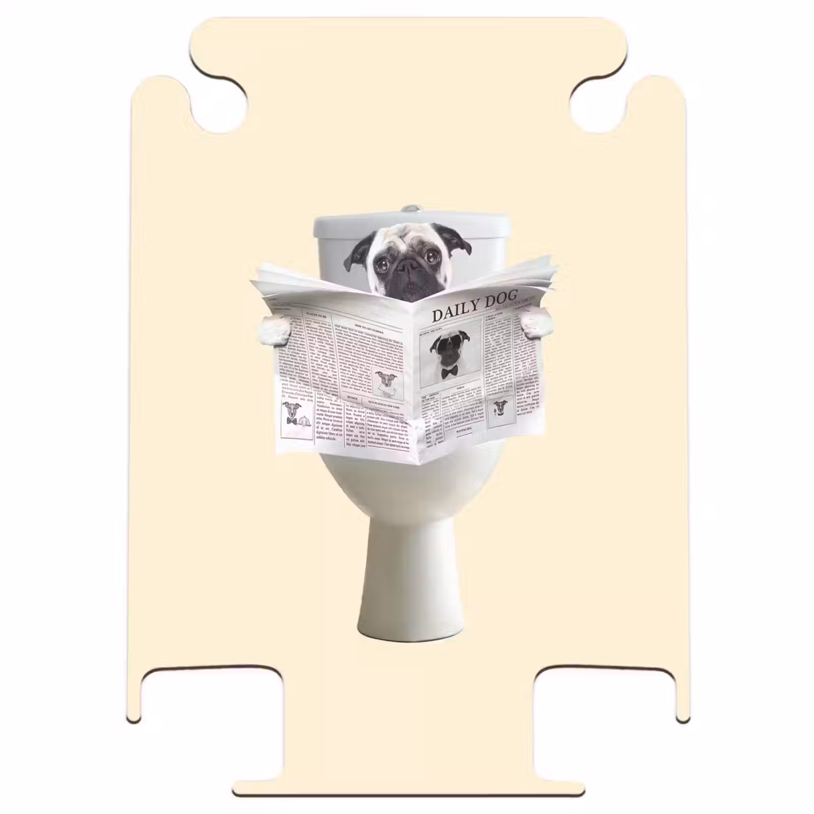 CaseSwap™ - Doggie liest die Zeitung — 1