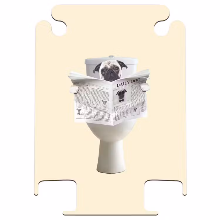 CaseSwap™ - Doggie liest die Zeitung — 1
