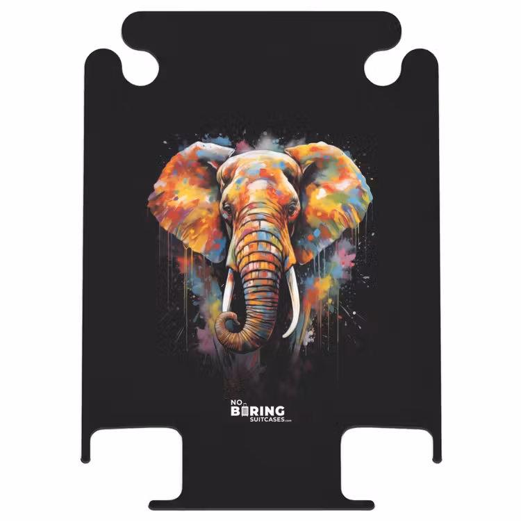 CaseSwap™ - Elefant mit bunten Spritzern verziert — 1