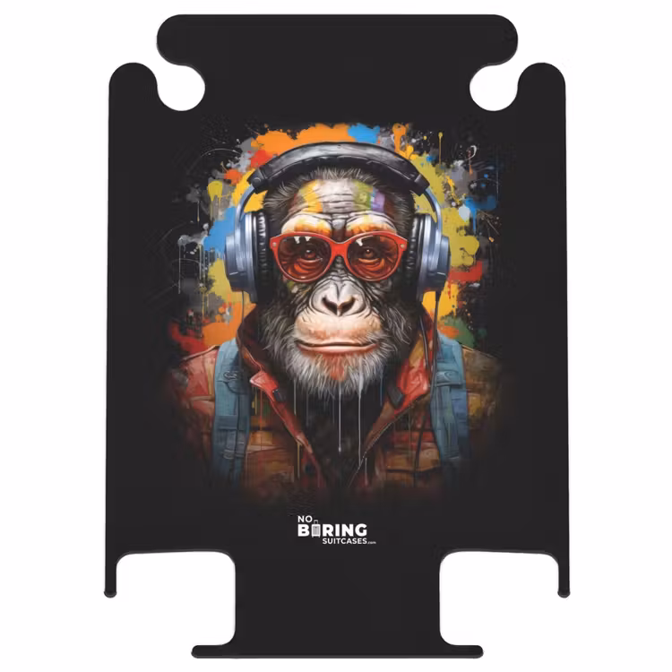CaseSwap™ - Schimpanse mit Kopfhörer und Graffiti-Spray — 1