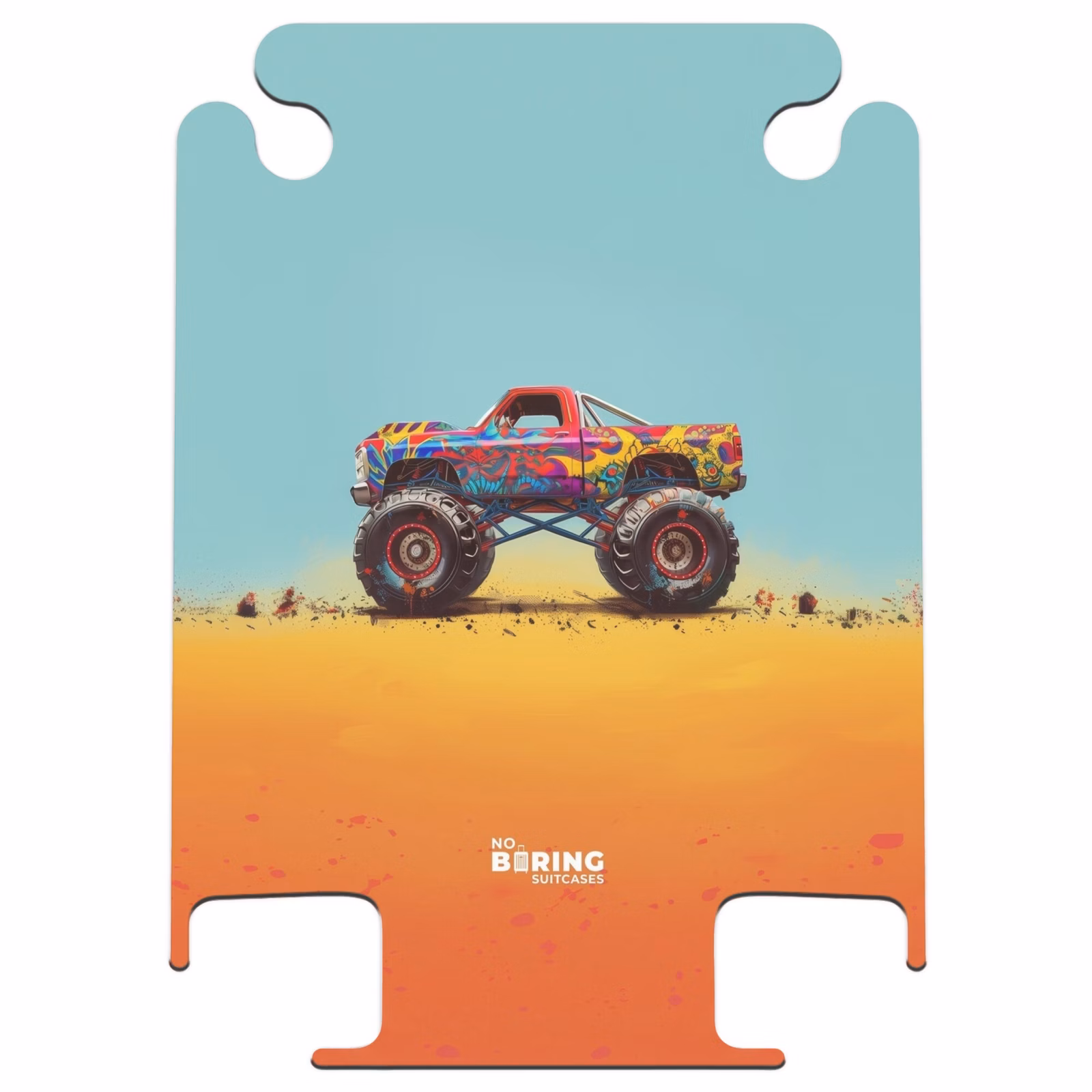 CaseSwap™ - Monstertruck mit Graffitidruck im Sand — 1