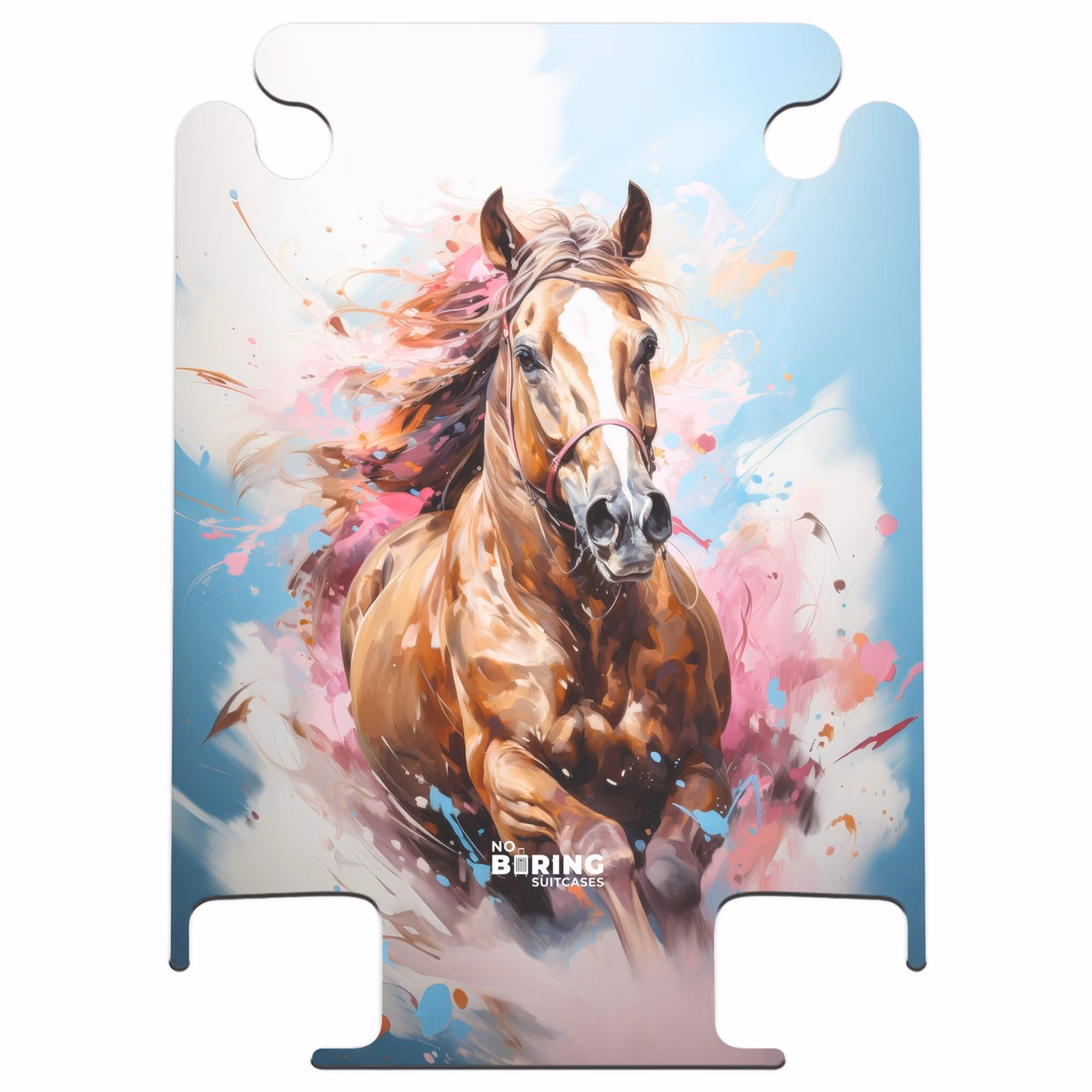 CaseSwap™ - Galoppierendes Pferd mit buntem Hintergrund — 1