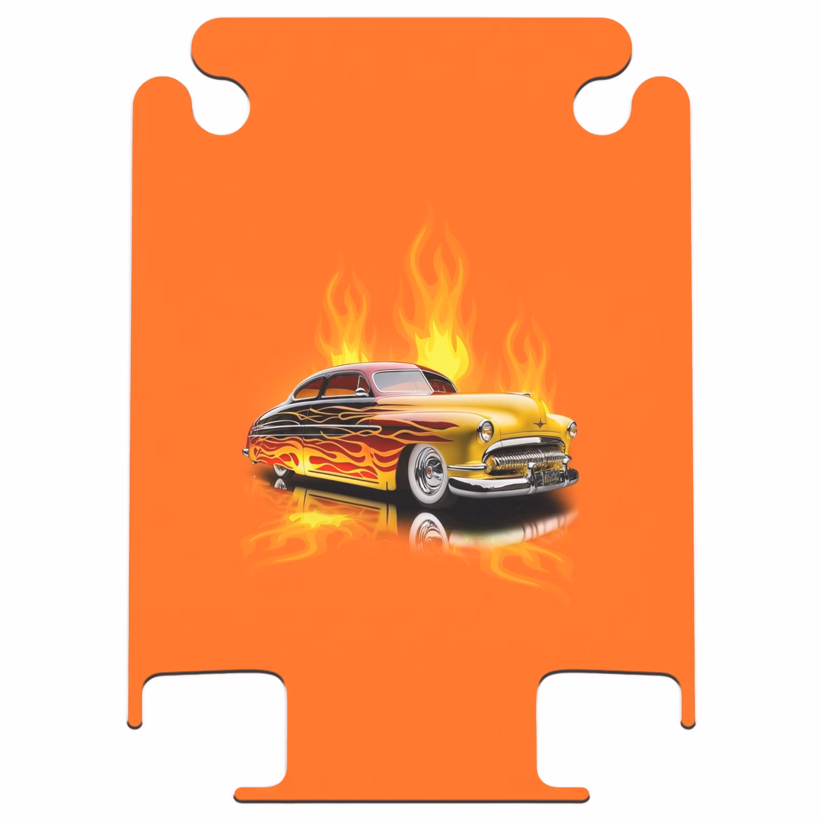 CaseSwap - Gelbes Auto mit gelben Flammen — 1