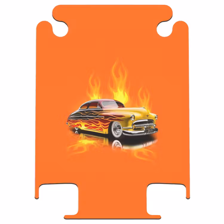 CaseSwap - Gelbes Auto mit gelben Flammen — 1