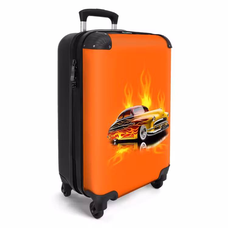 CaseSwap - Gelbes Auto mit gelben Flammen — 2