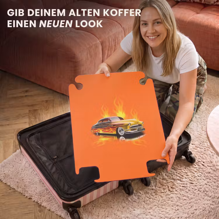 CaseSwap - Gelbes Auto mit gelben Flammen — 3