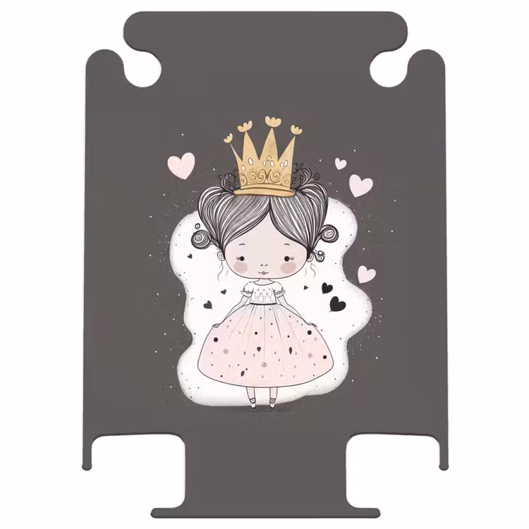 CaseSwap™ - Kleine Prinzessin auf schwarzem Hintergrund — 1