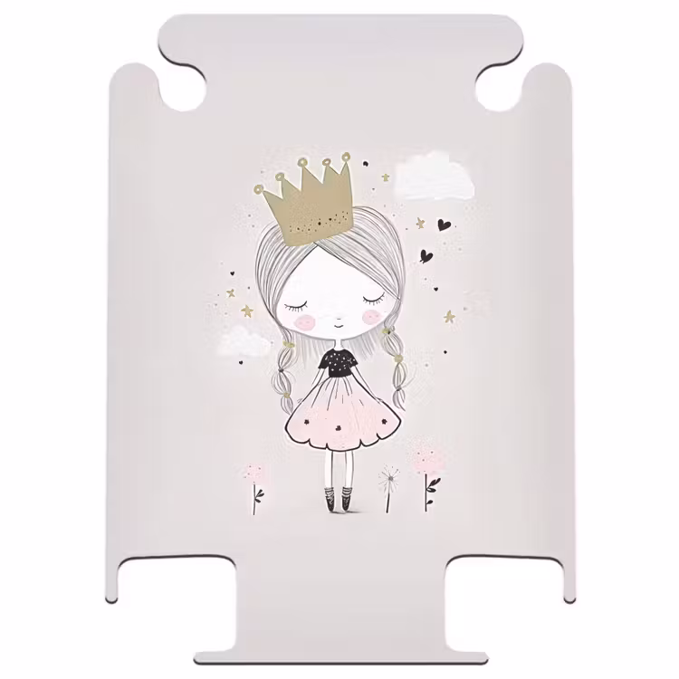 CaseSwap™ - Verträumte Prinzessin mit geflochtenem Haar — 1