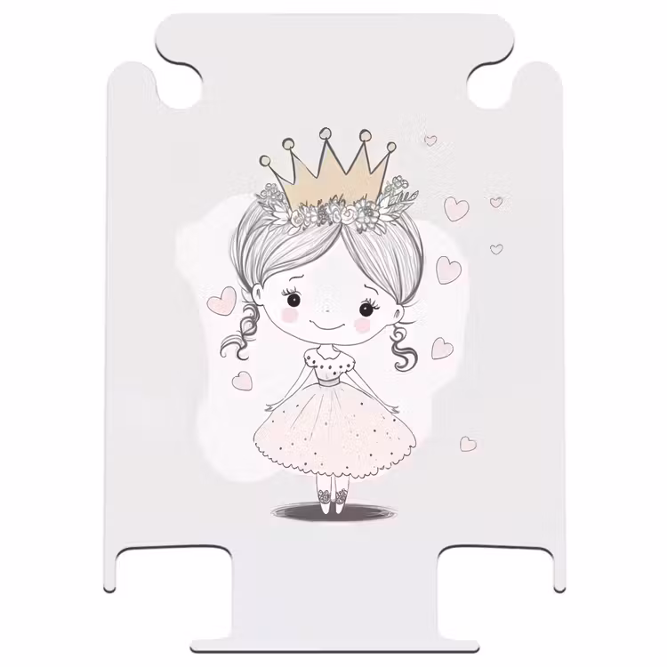 CaseSwap™ - Prinzessin mit Krone und rosa Herzen — 1