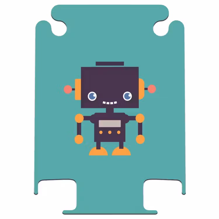 CaseSwap™ - Pixelroboter grün — 1
