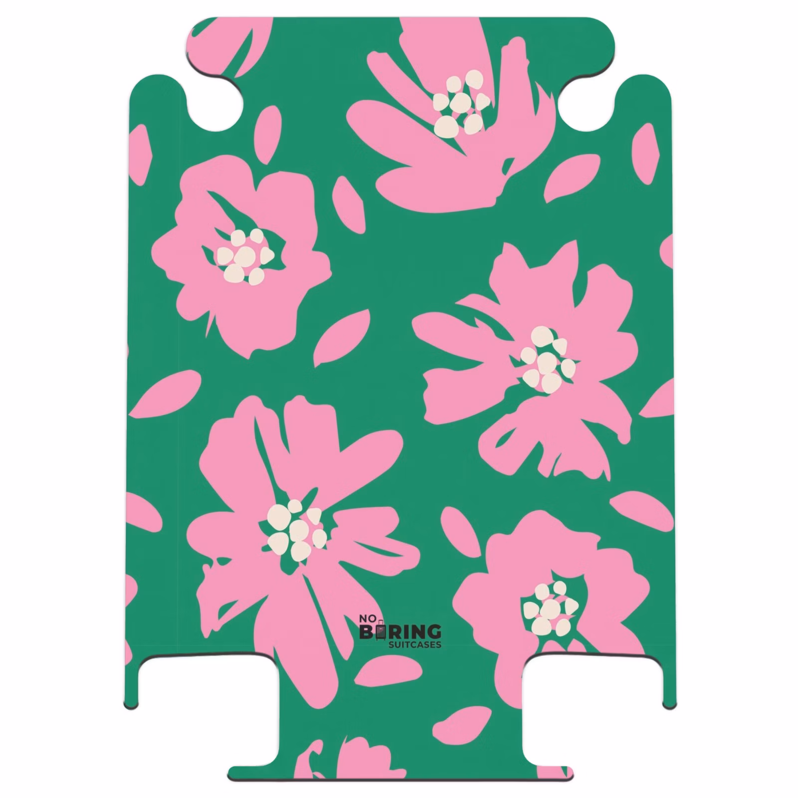 CaseSwap™ - Pastellfarbene Blumen - Rosa mit Grün — 1