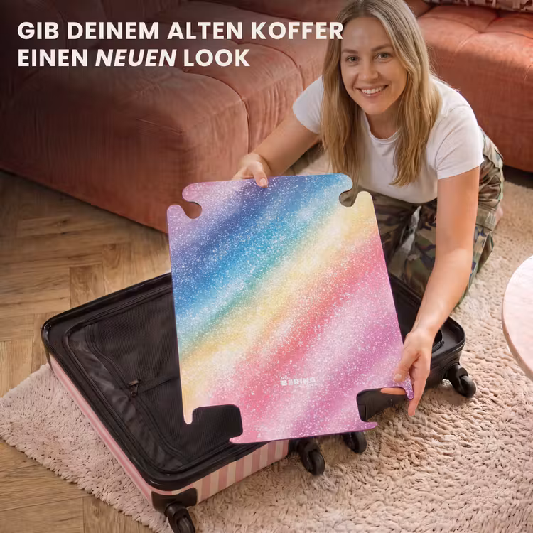 CaseSwap - Kinderkoffer - Regenbogen funkelnd — 3