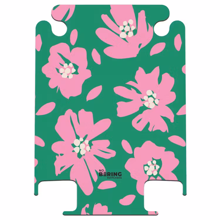 CaseSwap™ - Pastellfarbene Blumen - Rosa mit Grün — 1