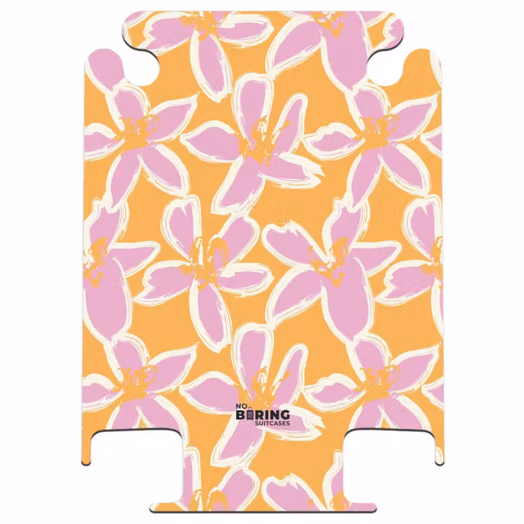 CaseSwap™ - Pastellfarbene Blumen - Rosa mit Orange — 1