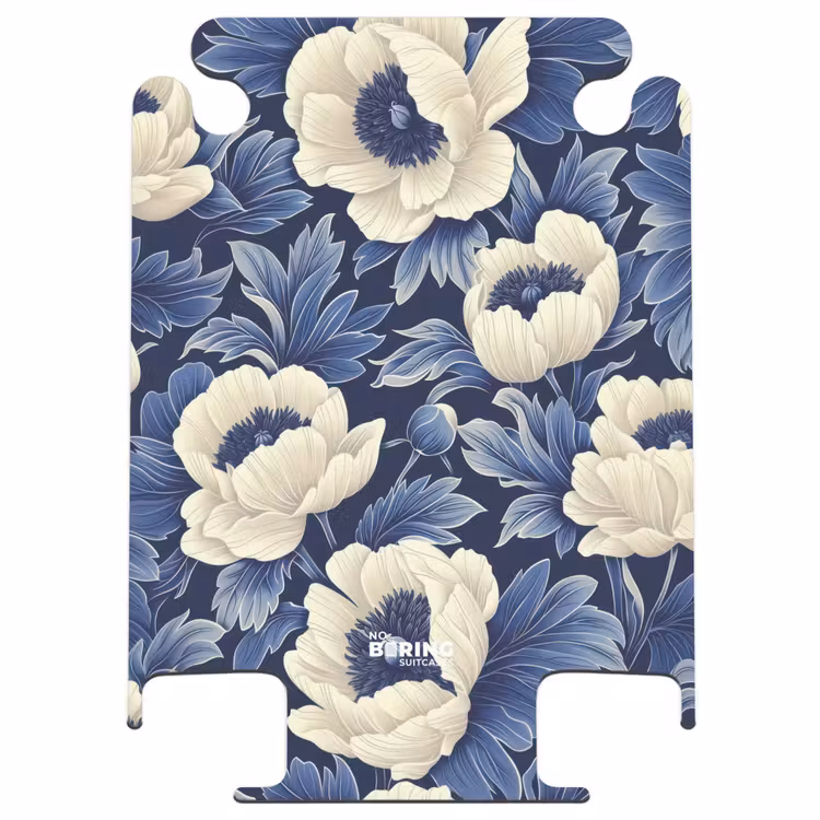 CaseSwap™ - Vintage-Blumen - Blau — 1