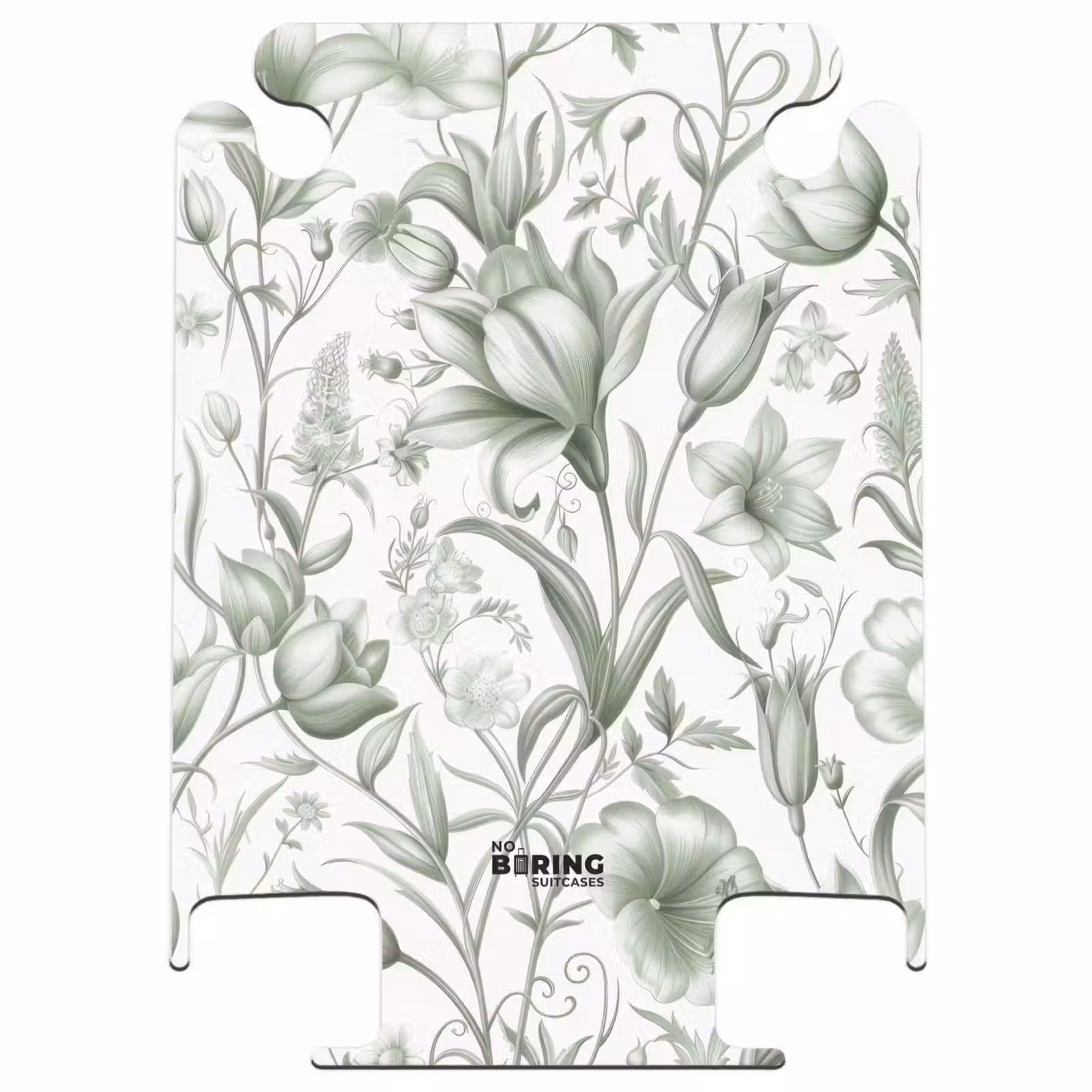 CaseSwap™ - Vintage Blumen - hellgrün mit weiß — 1