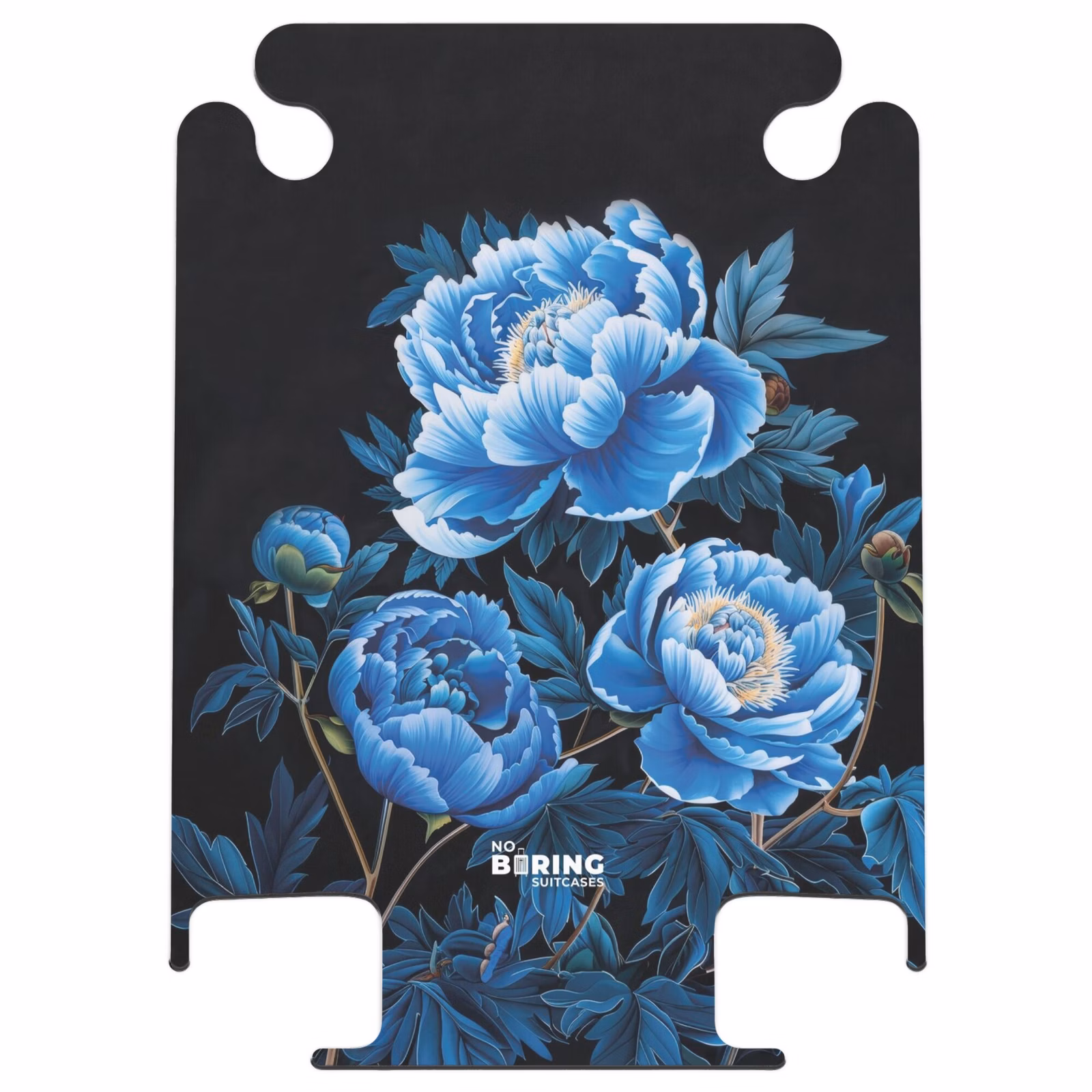 CaseSwap™ - Vintage Blumen - Pfingstrosen blau — 1