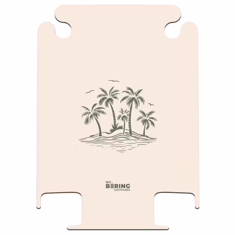 CaseSwap™ - Palmen - Palme auf cremefarbenem Hintergrund — 1