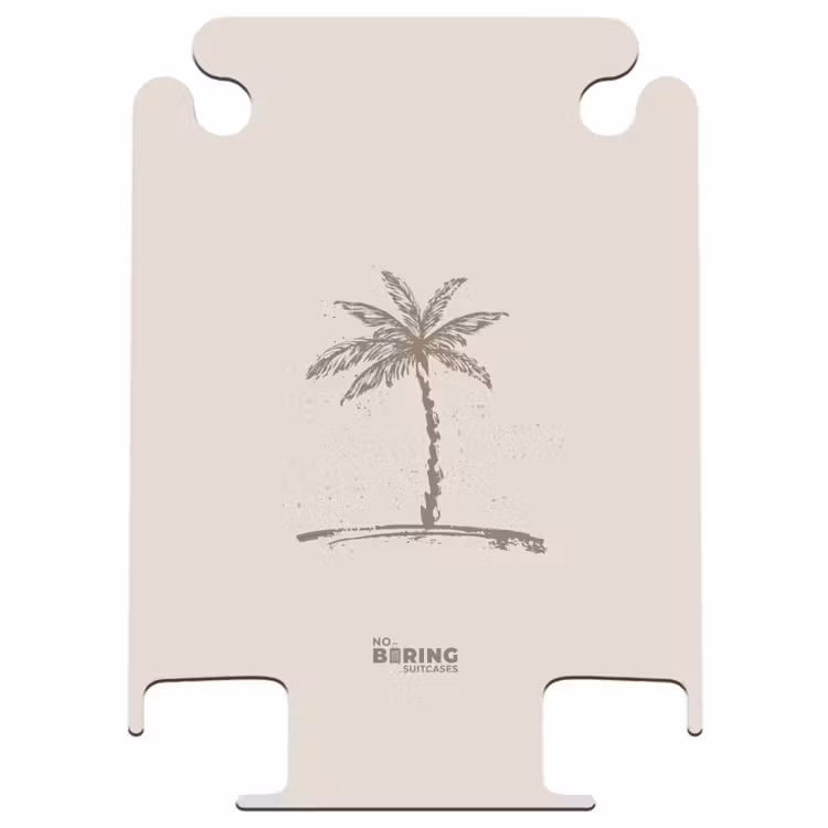 CaseSwap™ - Palmen - Palme auf elfenbeinfarbenem Hintergrund — 1