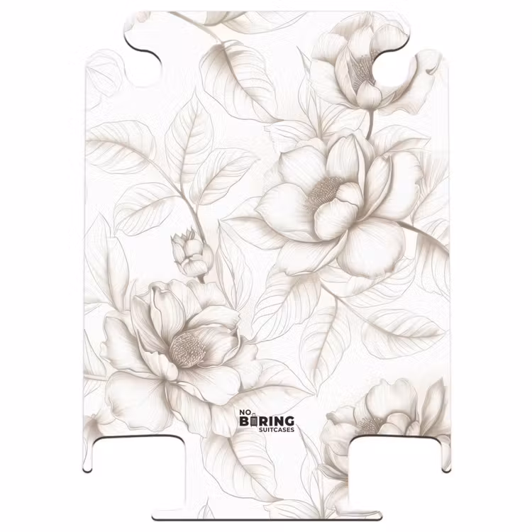CaseSwap™ - Vintage-Blumen - beige und cremeweiß — 1