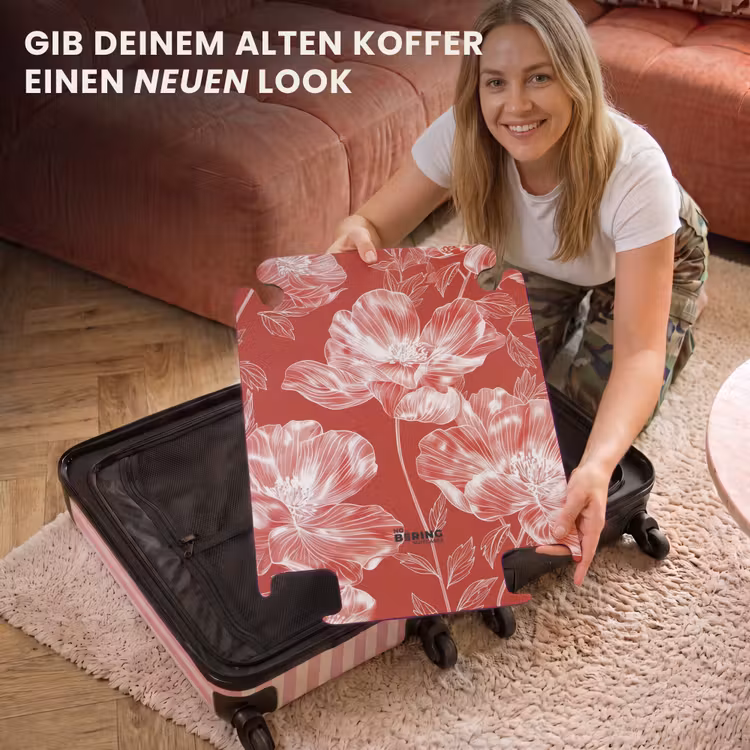 CaseSwap - Vintage-Blumen - Rot — 3