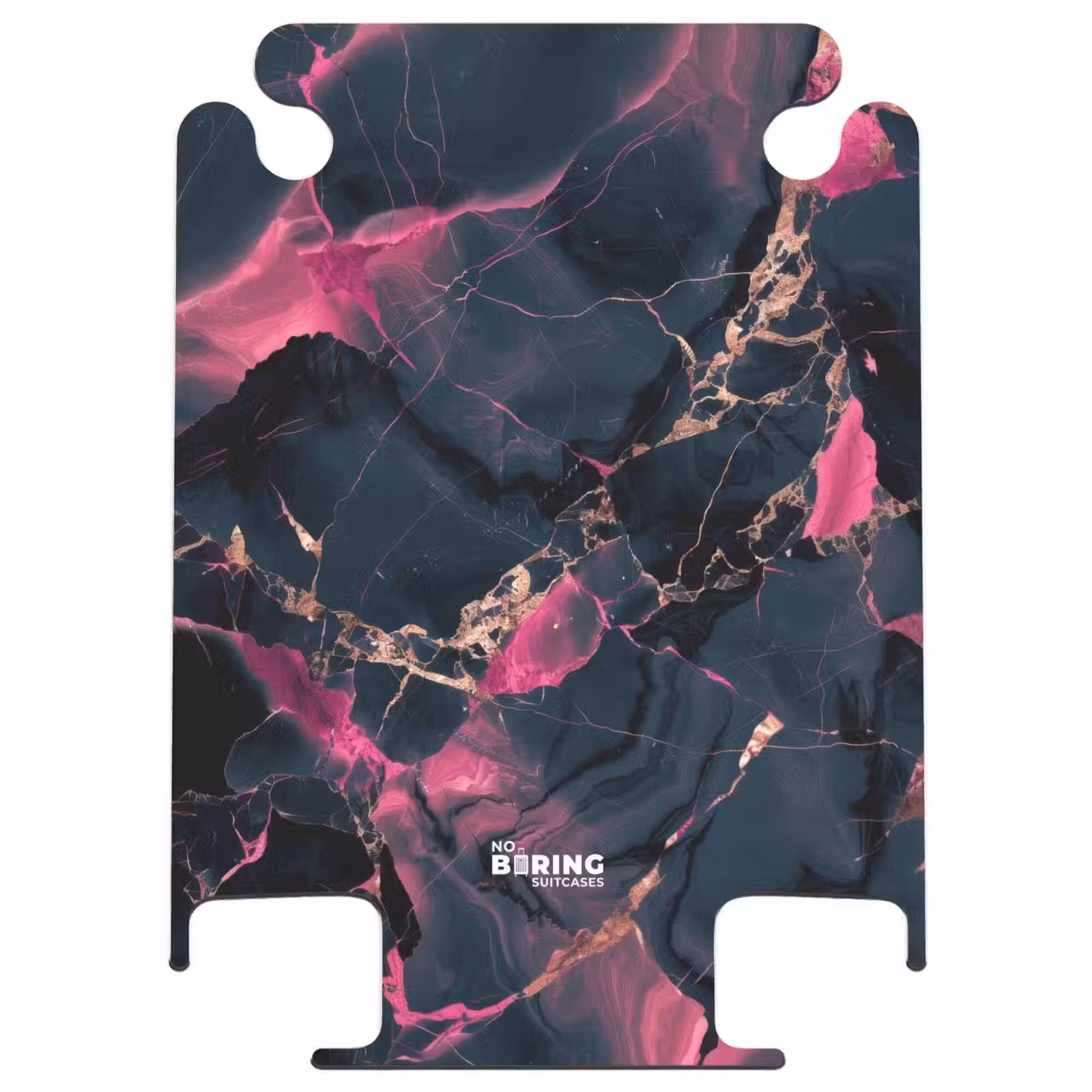 CaseSwap™ - Marmor - Fluoreszierendes Rosa in dunklem Marmor — 1