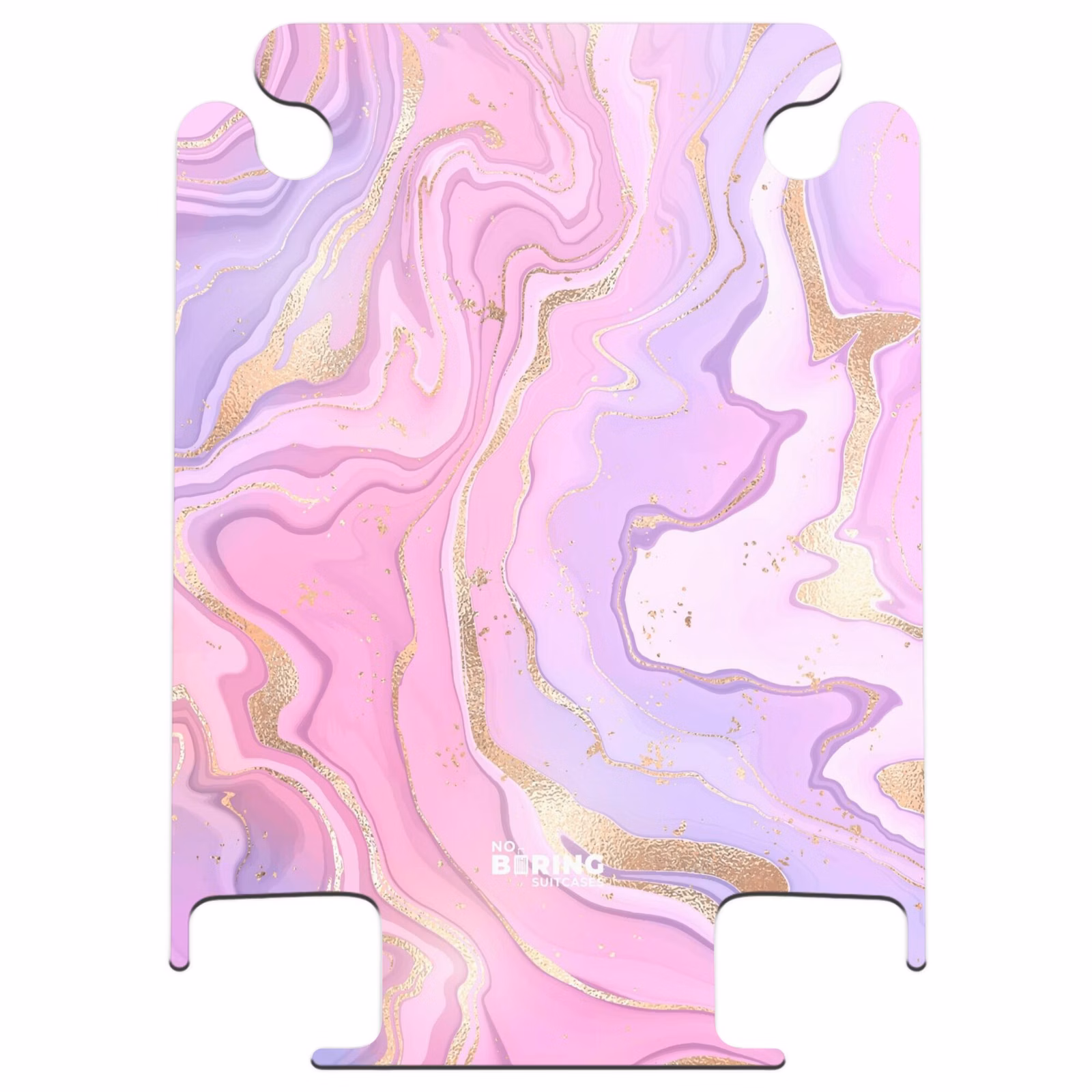 CaseSwap™ - Marmor - Zartrosa und lila Marmorwellen — 1