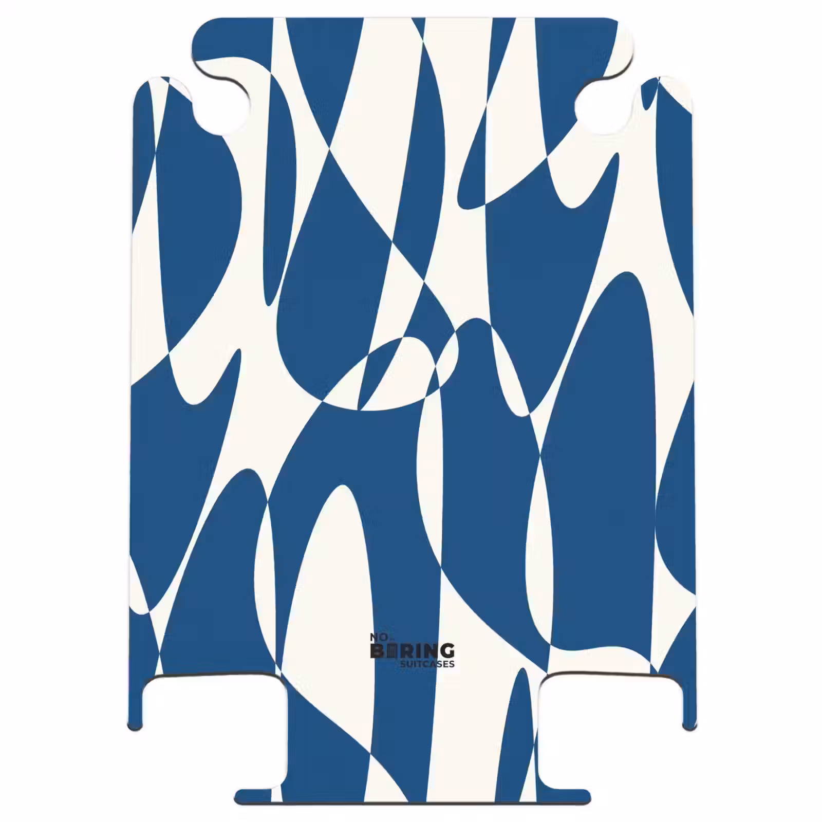 CaseSwap™ - Abstrakt - Blaue/weiße Formen — 1