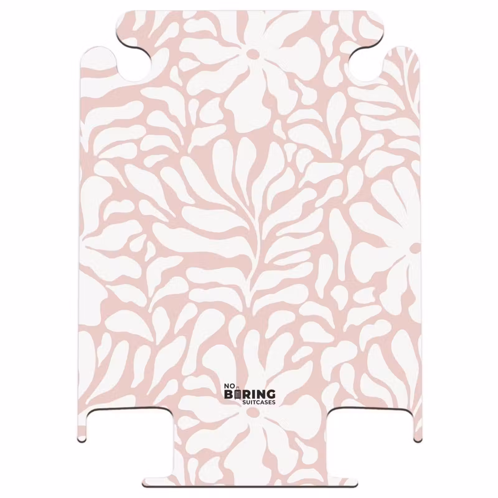 CaseSwap™ - Abstrakt - Rosa/weißes Blumenmuster — 1