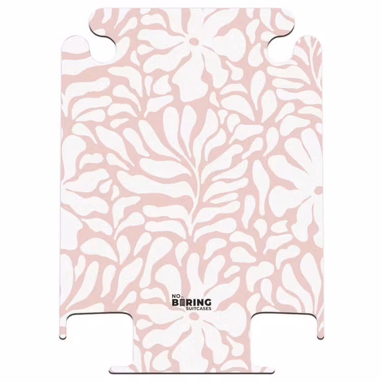 CaseSwap™ - Abstrakt - Rosa/weißes Blumenmuster — 1