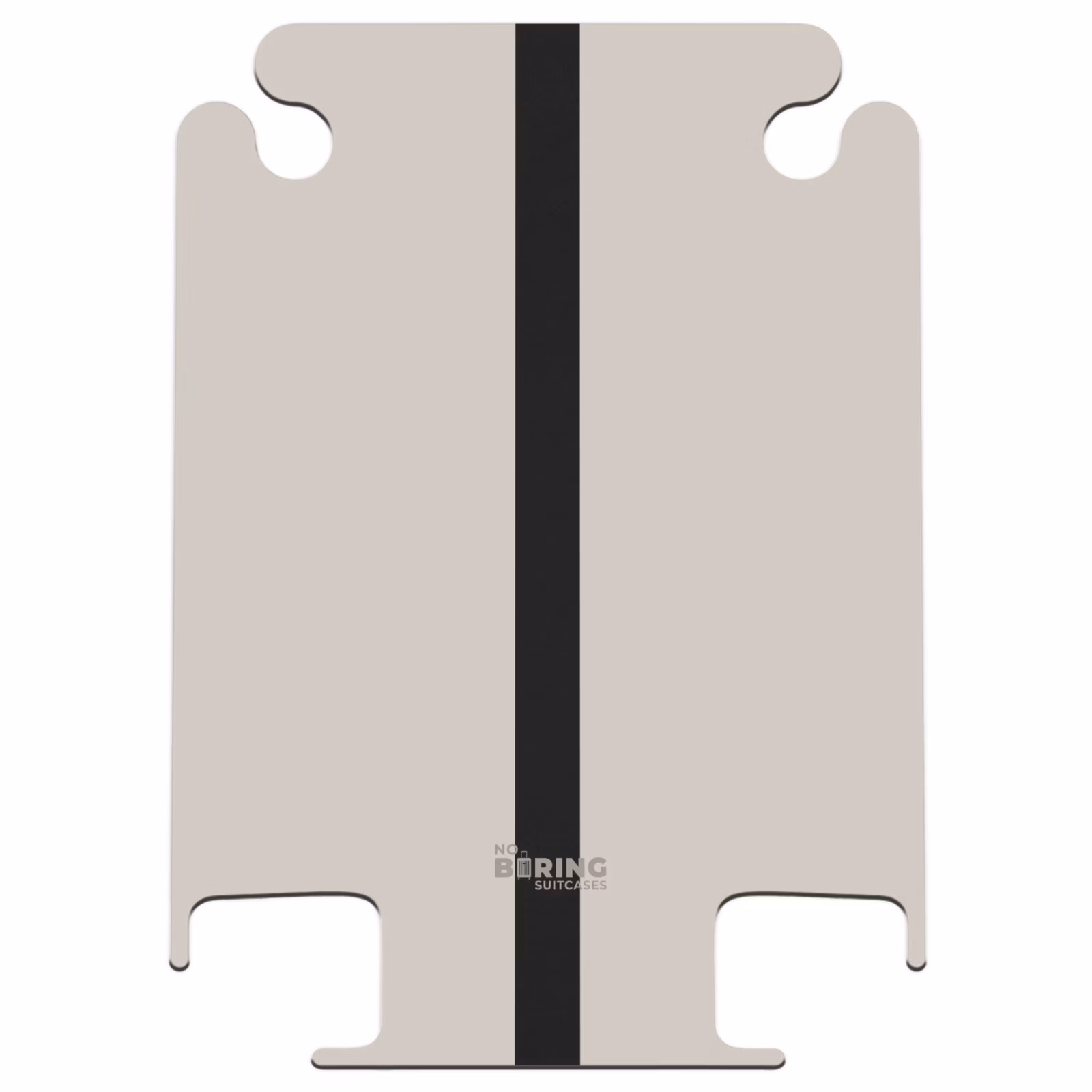 CaseSwap™ - Minimal - Hellbeige mit schwarzem Streifen — 1