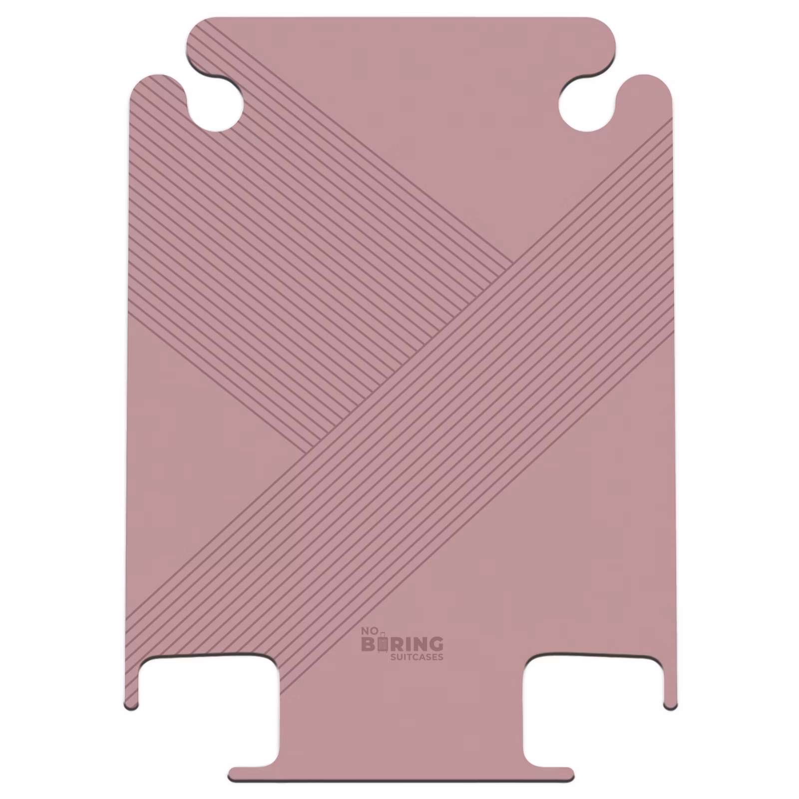 CaseSwap™ - Minimal - Sich kreuzende Linien auf Palisanderholz — 1