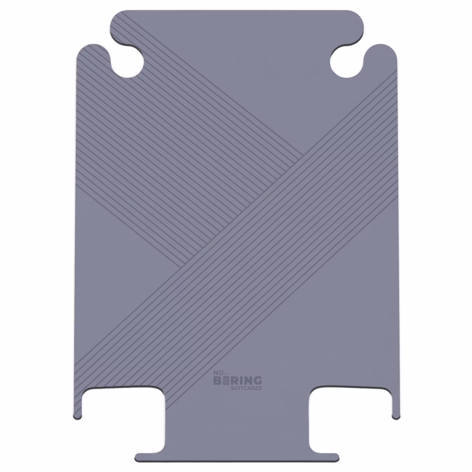 CaseSwap™ - Minimal - Sich überschneidende Linien auf Grau-Blau — 1