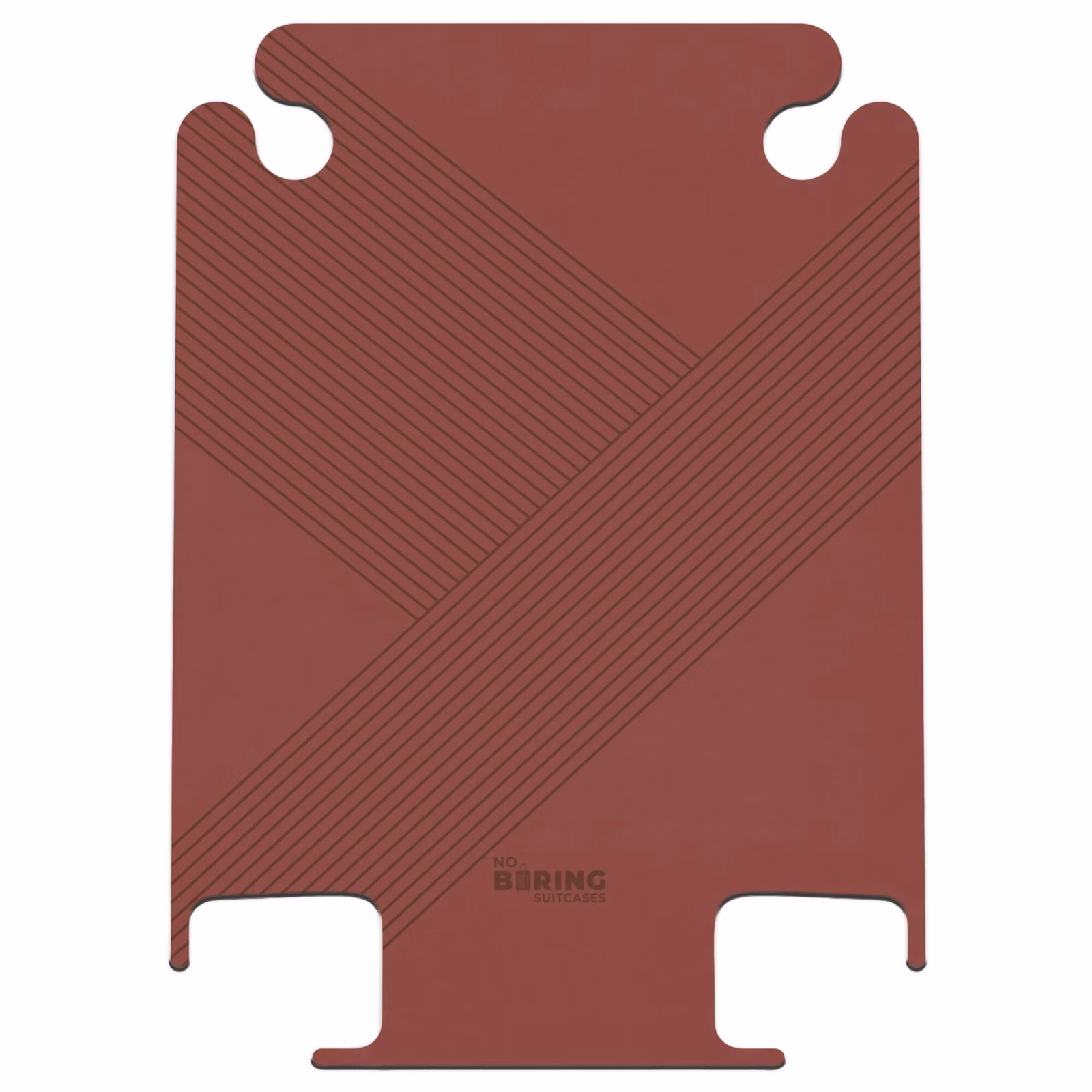 CaseSwap™ - Minimal - Sich überschneidende Linien auf tiefem Bordeaux — 1