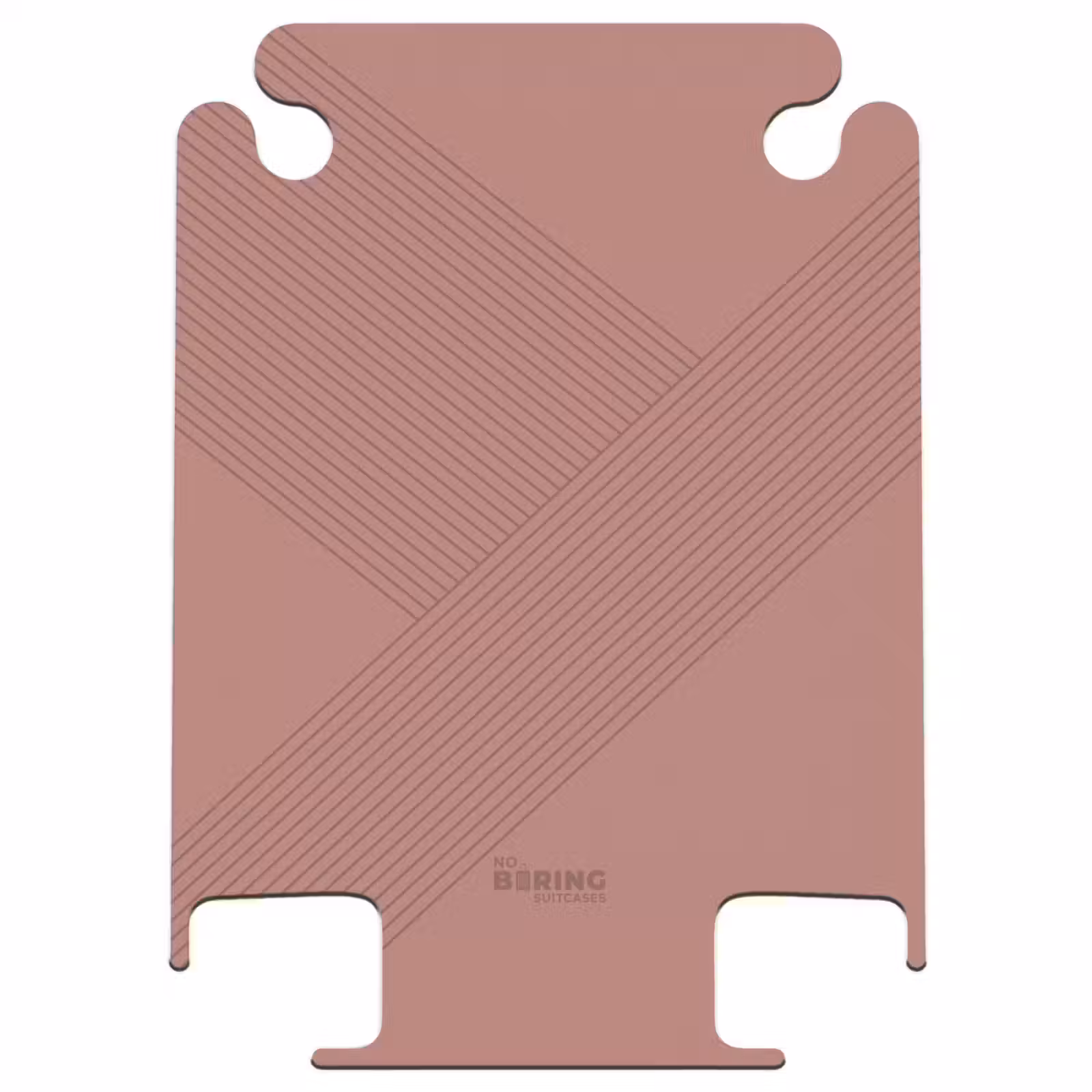 CaseSwap™ - Minimal - Sich überschneidende Linien auf warmem Terrakotta — 1