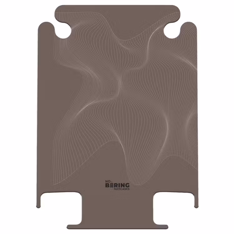 CaseSwap - Abstrakt - Braune Linienkunst — 1