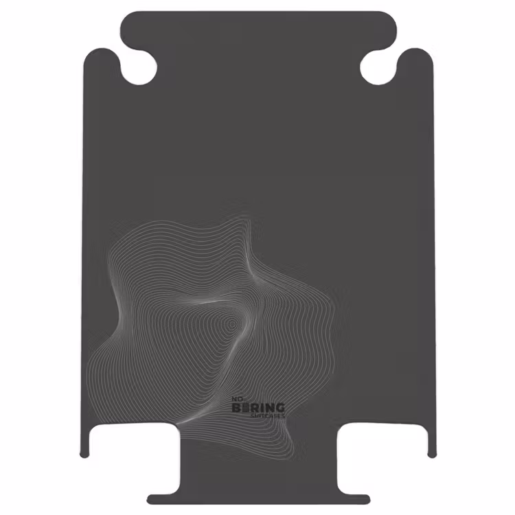 CaseSwap™ - Abstrakt - Schwarzes und weißes Wellenmuster — 1