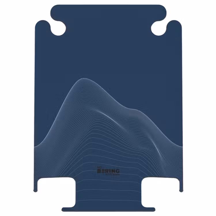 CaseSwap - Abstrakt - Wellenlinien Blau — 1