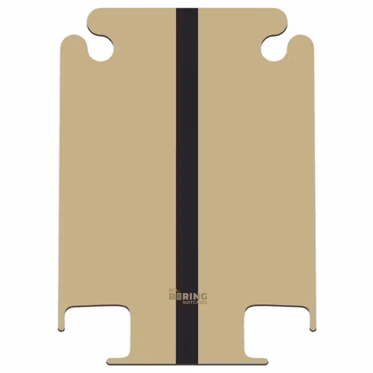 CaseSwap - Minimal - Goldbraun mit schwarzem Streifen — 1