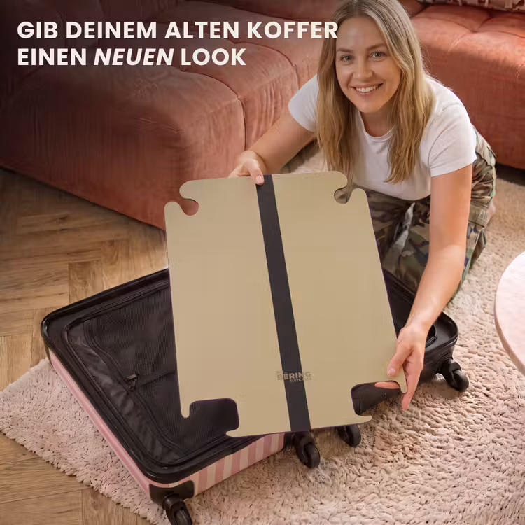CaseSwap - Minimal - Goldbraun mit schwarzem Streifen — 3