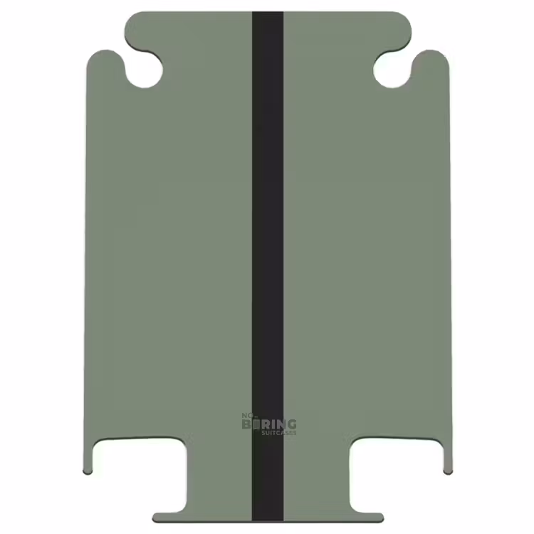 CaseSwap™ - Minimal - Grau-Grün mit schwarzem Streifen — 1
