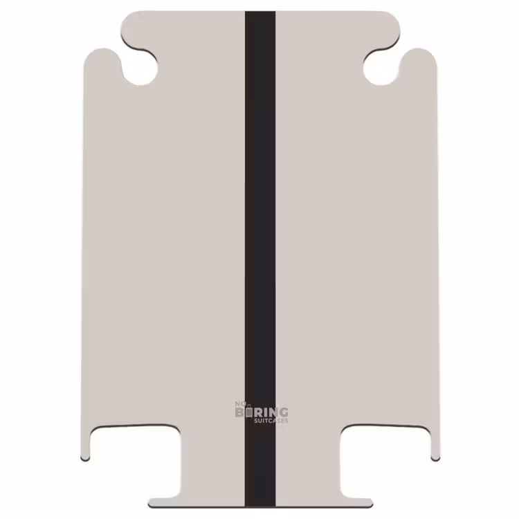 CaseSwap™ - Minimal - Hellbeige mit schwarzem Streifen — 1