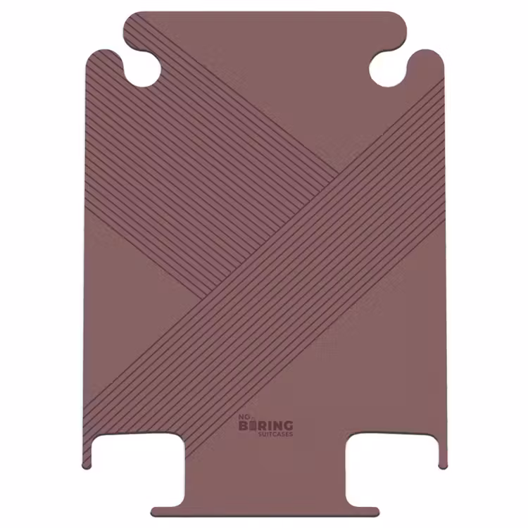 CaseSwap™ - Minimal - Sich kreuzende Linien auf Altrosa — 1
